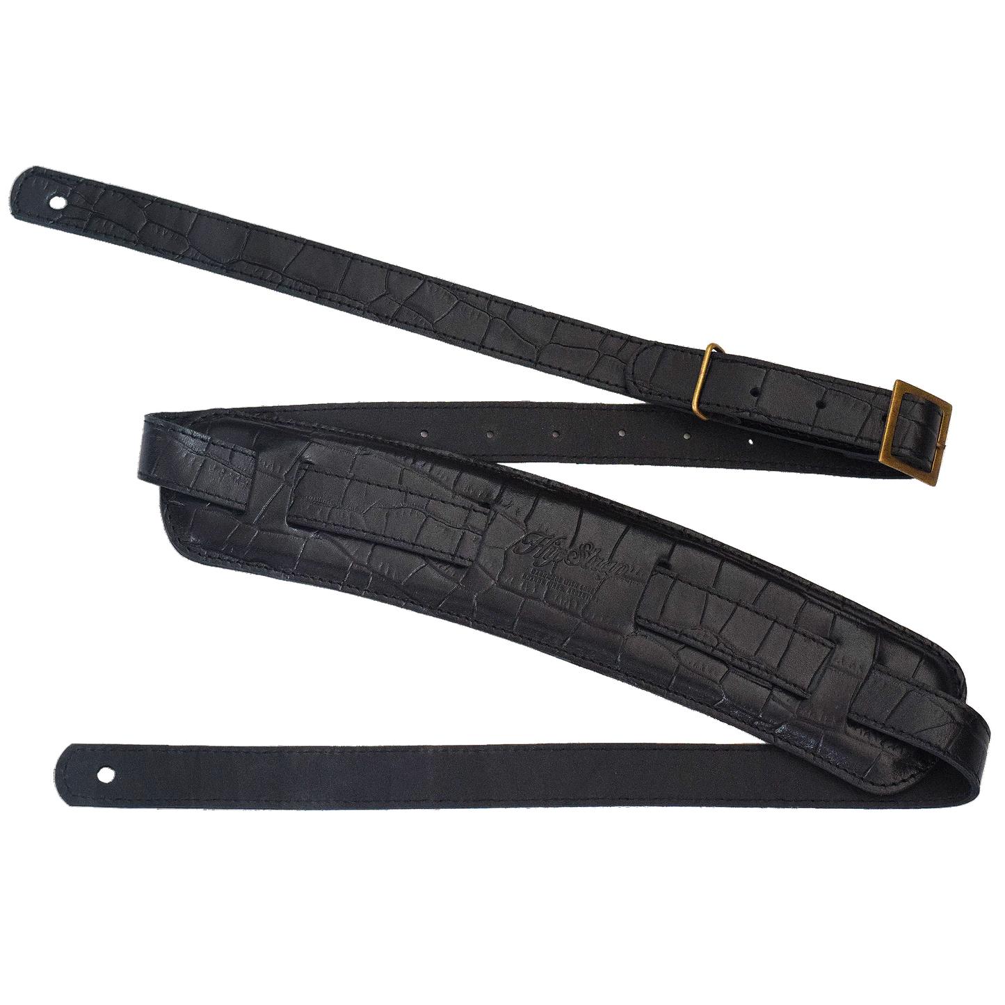 "The 1950" Strap - Black Alligator