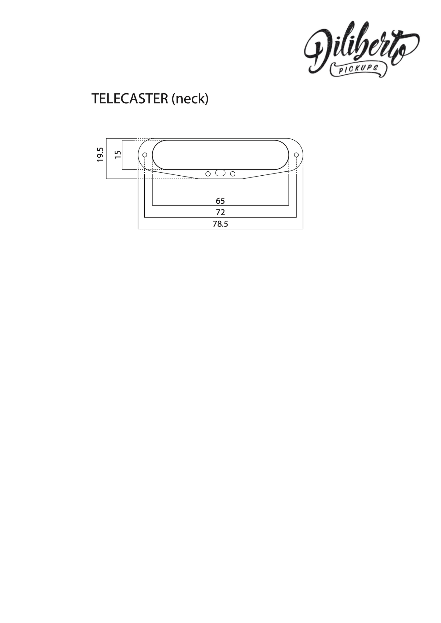Diliberto Pickups TL 1955 Classic