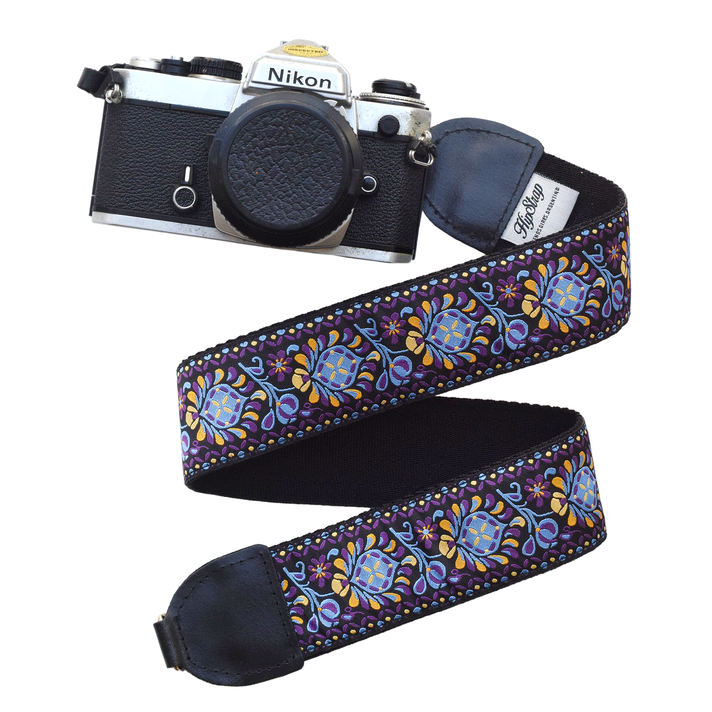 Purple Haze Vintage Inspired Camera Strap