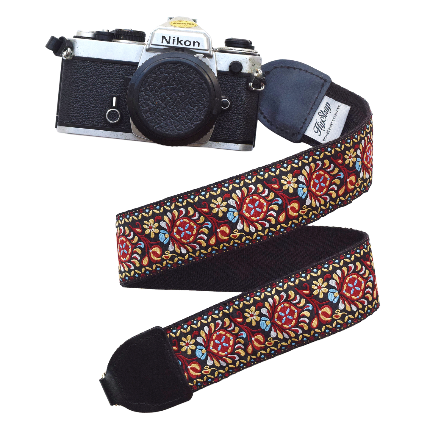 Red Haze Vintage Inspired Camera Strap