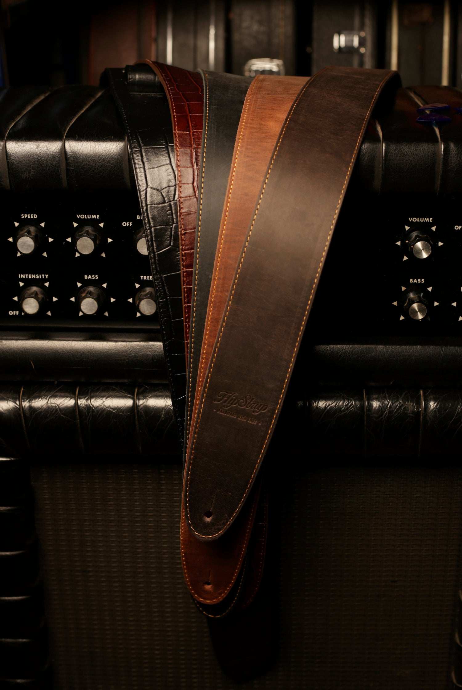 Wide Leather Straps