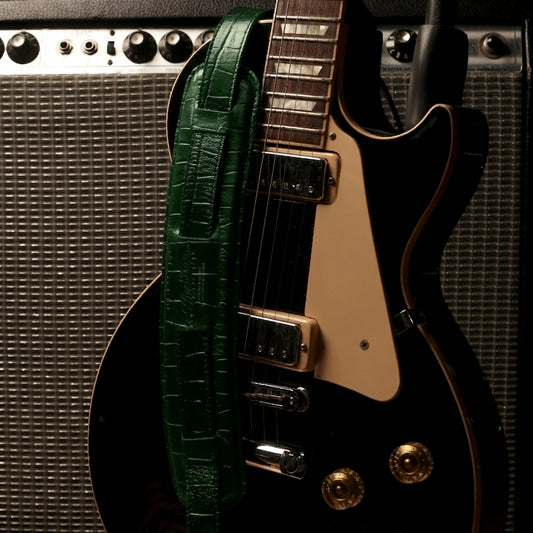 "The 1950" Strap - English Green Alligator