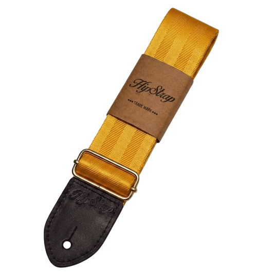 Minimal Yellow Guitar Strap