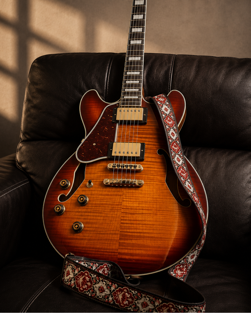 Monterey Vintage Inspired Guitar Strap