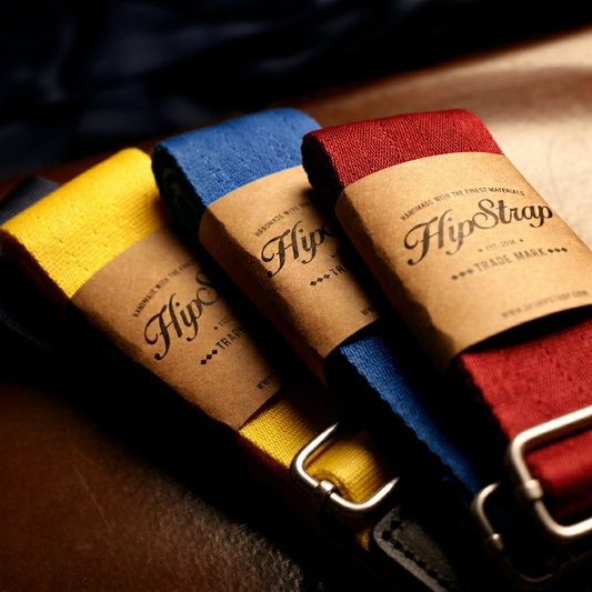 Minimal Electric blue Guitar Strap