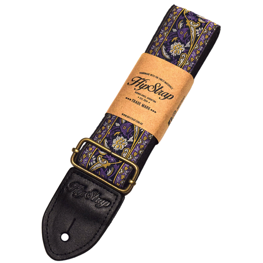 Purpleheart Vintage Inspired Guitar Strap