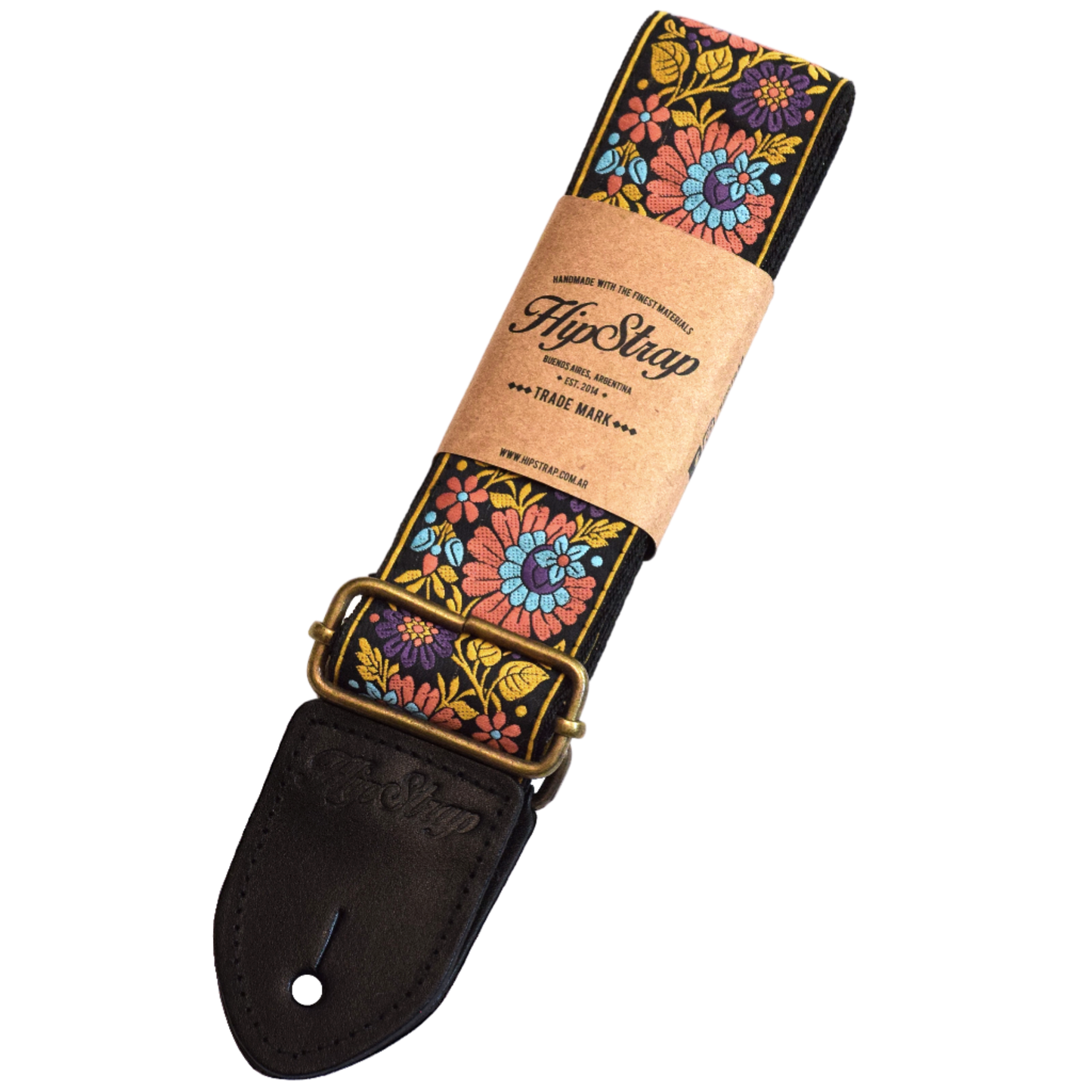 Summer of Love Vintage Inspired Guitar Strap