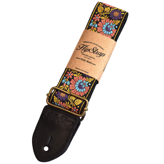 Summer of Love Vintage Inspired Guitar Strap