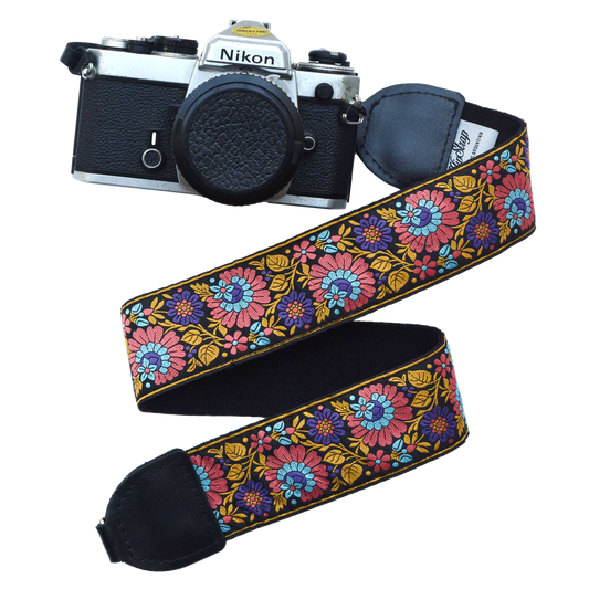 Summer of Love Vintage Inspired Camera Strap