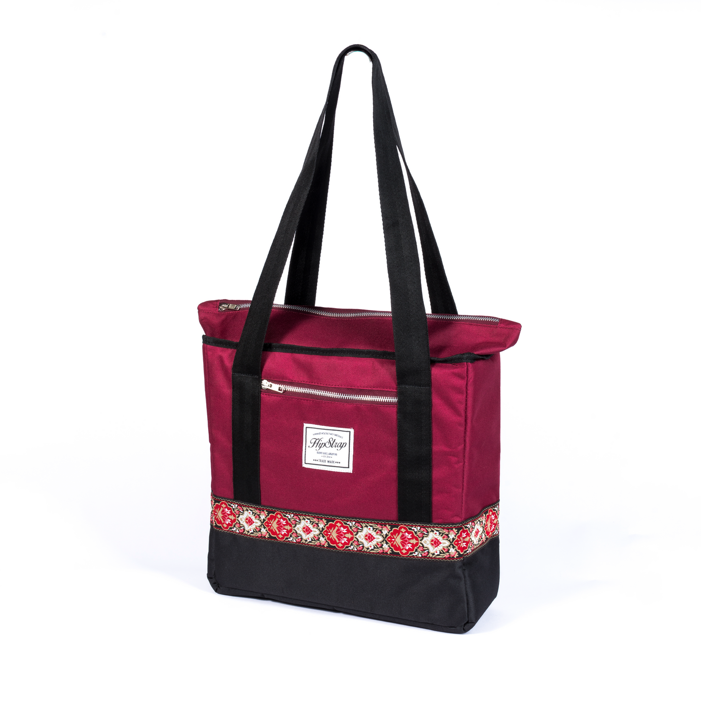 Vinyl Record Tote Bag - Monterey Burgundy